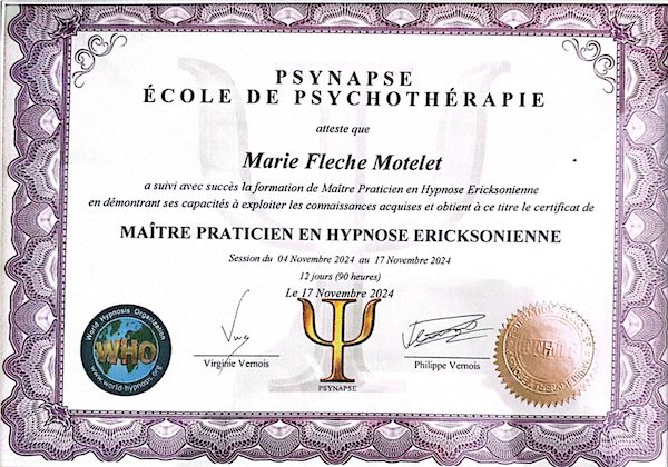 maître hypnothérapeute